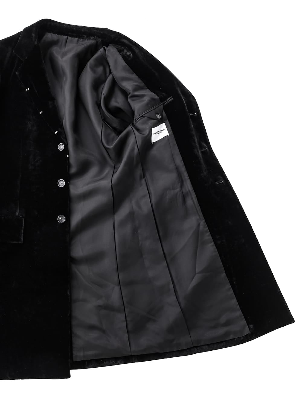 right - left chesterfield jacket.(velvet)