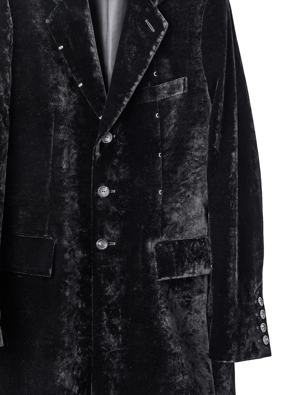 right - left chesterfield jacket.(velvet)