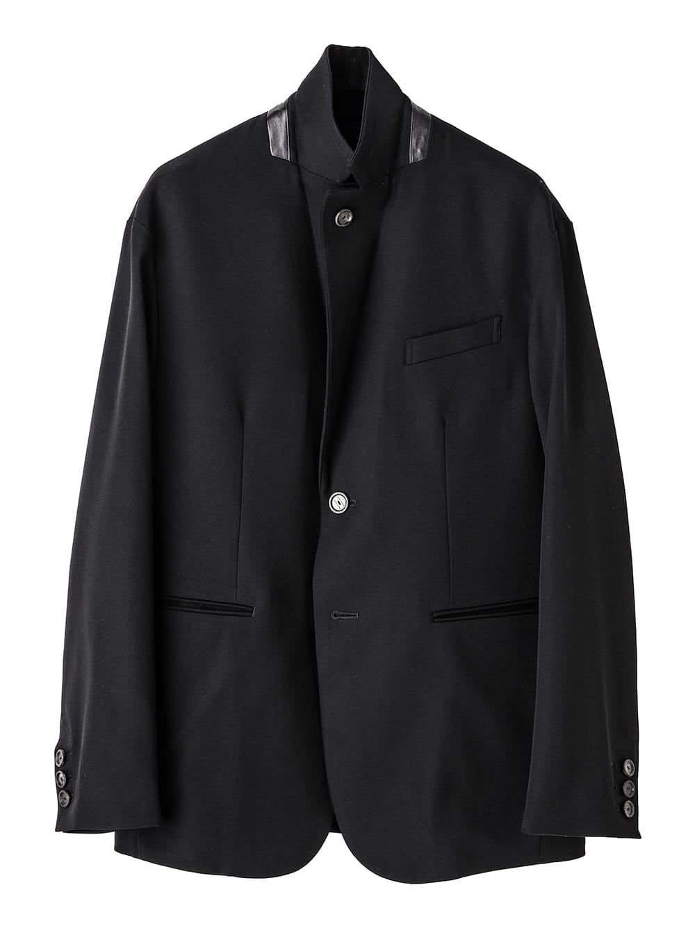 notched lapel 2b sack jacket.