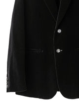 sj.0007AW25-black ノッチドラペル2Bサックジャケット The Black-and