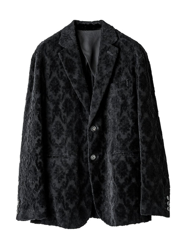 notched lapel 2b sack jacket.