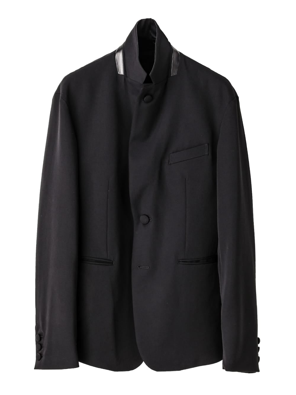 notched lapel 2b jacket.