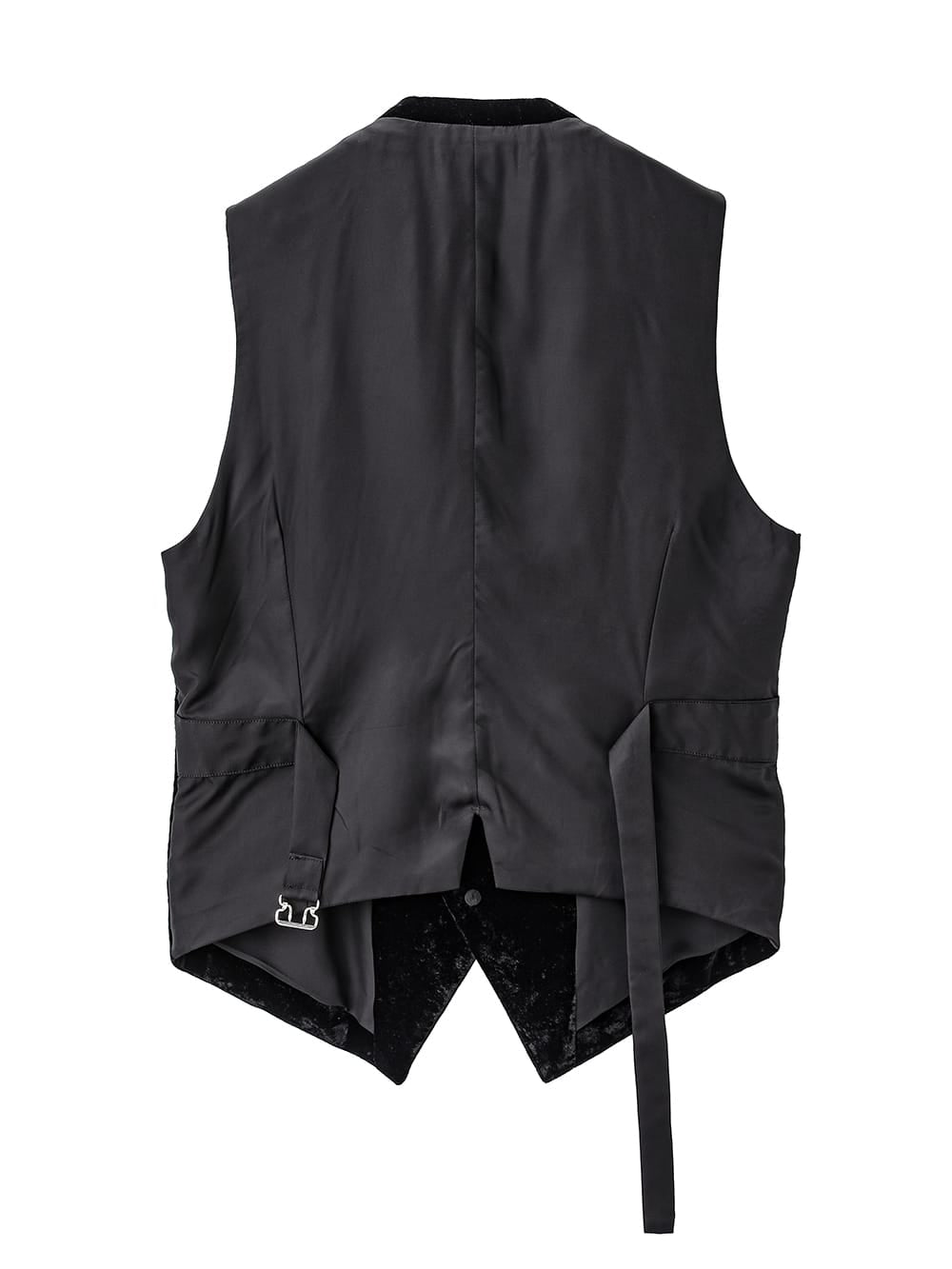 sj.0010AW23-black right - left vest.(velvet) THE TWO OF US 2023 