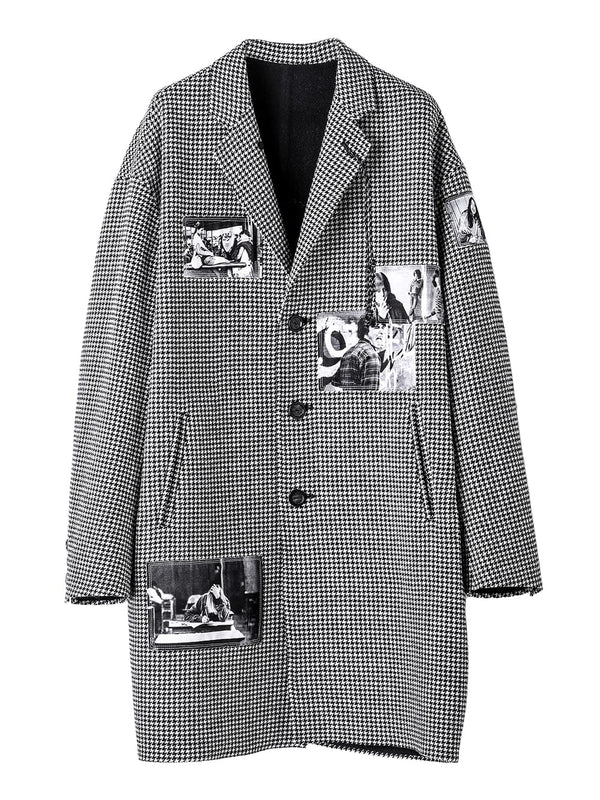 notched lapel overcoat