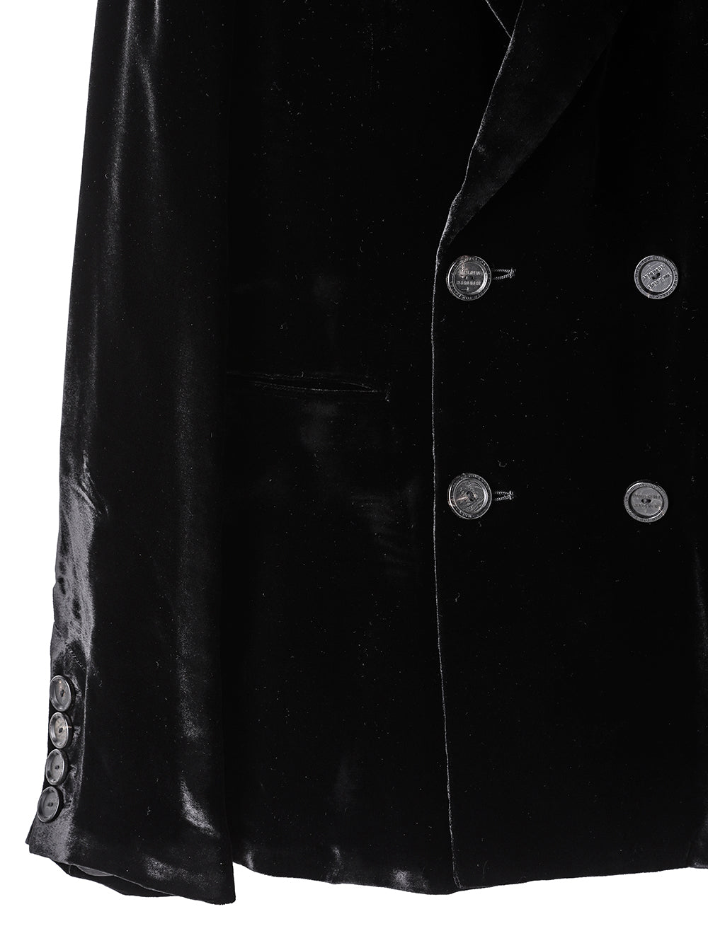 ピークドラペルダブルブレステッドジャケット