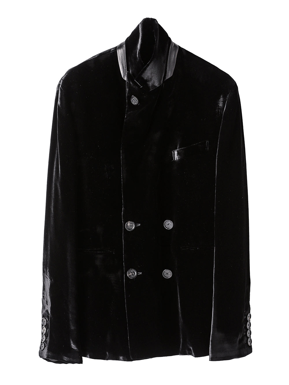 ピークドラペルダブルブレステッドジャケット