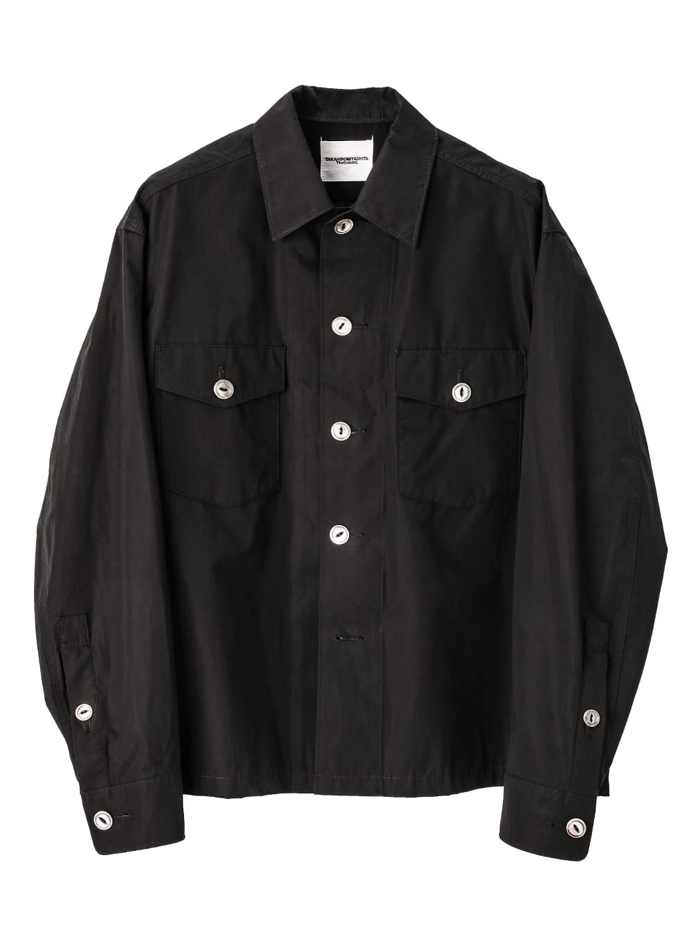 sj.0016aSS25-black smokey jacket.type01 Plainsong 2025 Spring