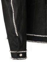 sj.0017aSS25-black tracker jacket.(studs) Plainsong 2025