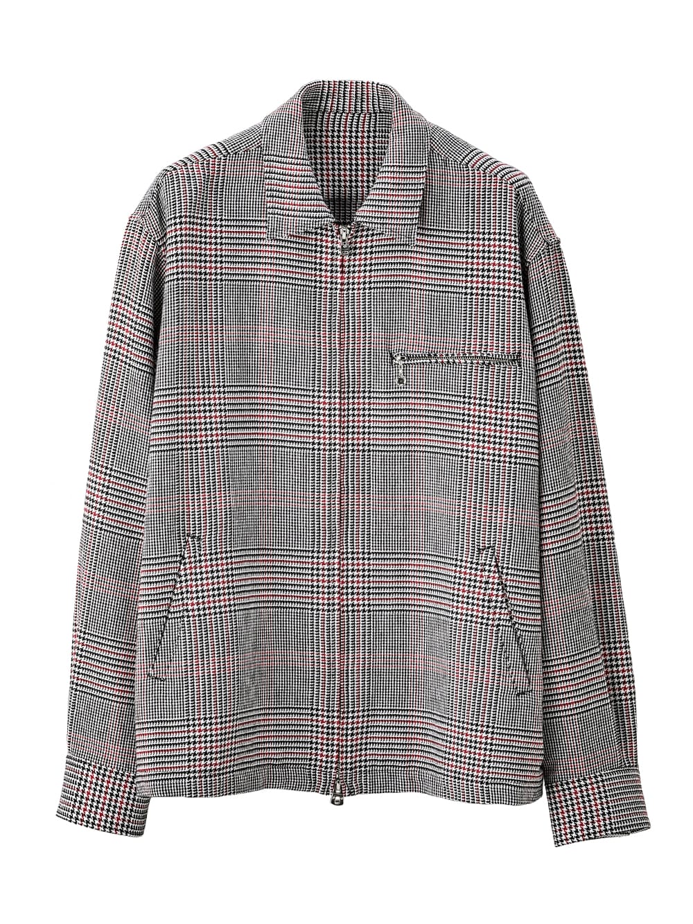 full zip flannel jacket.type02