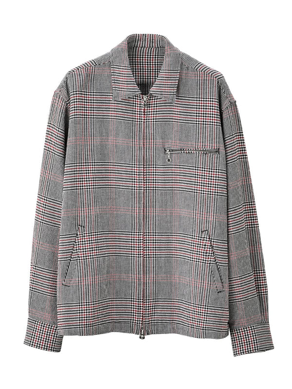 full zip flannel jacket.type02