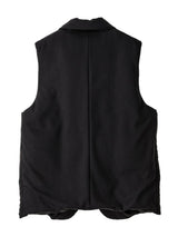 最終値下げ！新品未使用 定価以下　ソロイスト　ダウンベスト　soloist sj.0022AW25-black ショールカラーダウンベスト The Black-and-White