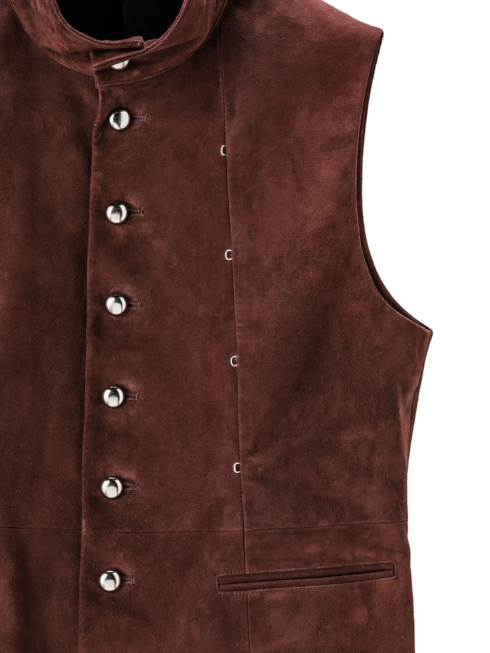 right - left sleeveless victorian jacket.