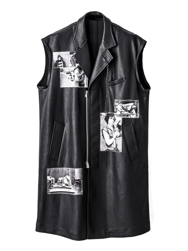 sleeveless doctor's jacket