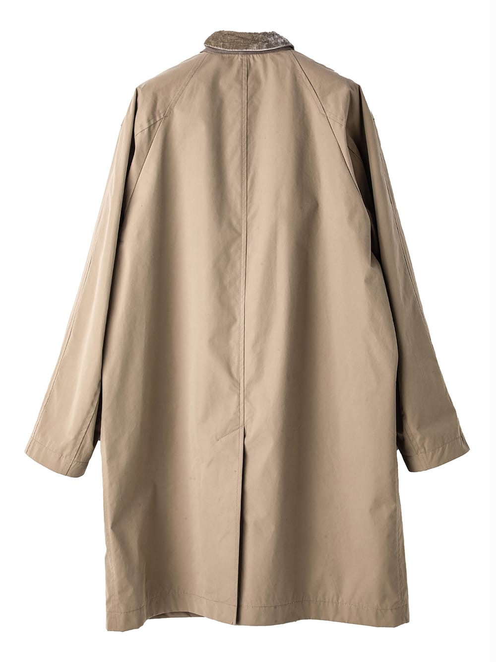 velvet collar chesterfield coat.