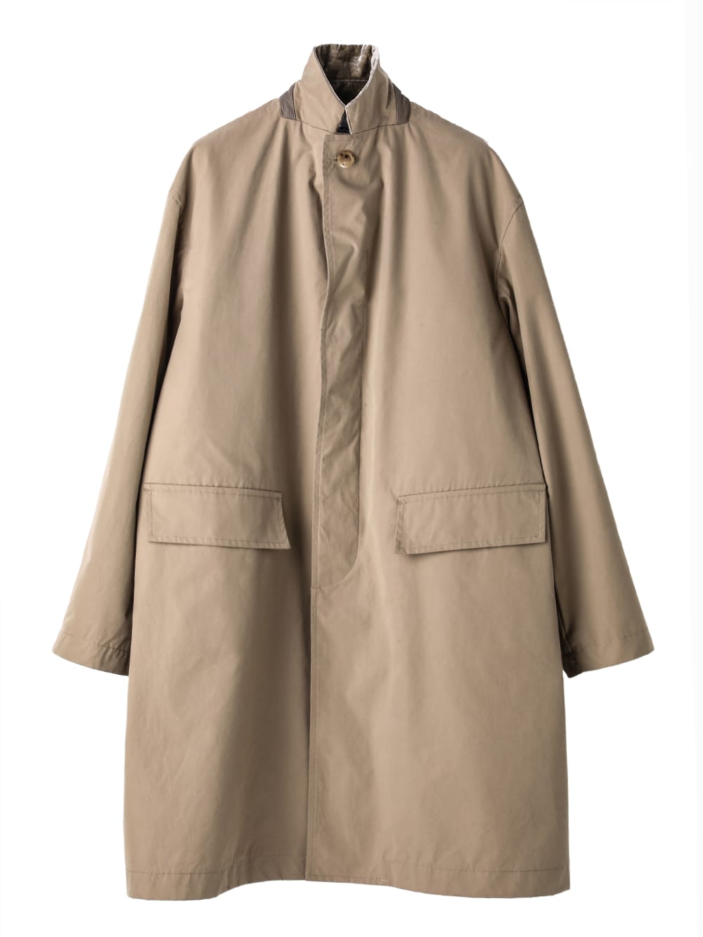 velvet collar chesterfield coat.