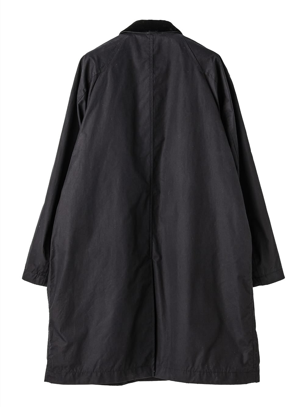 velvet collar chesterfield coat.