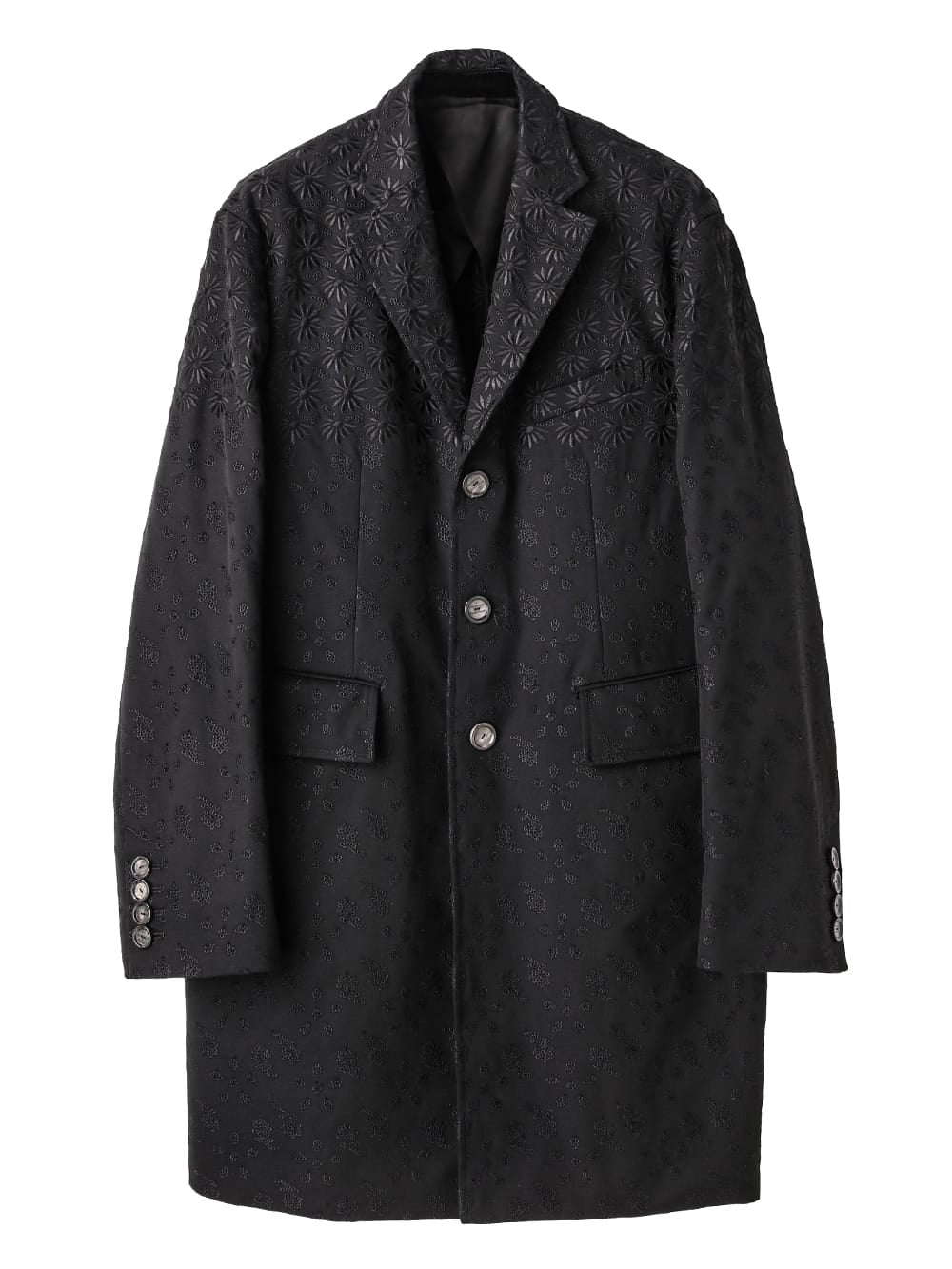 embroidery sack coat.