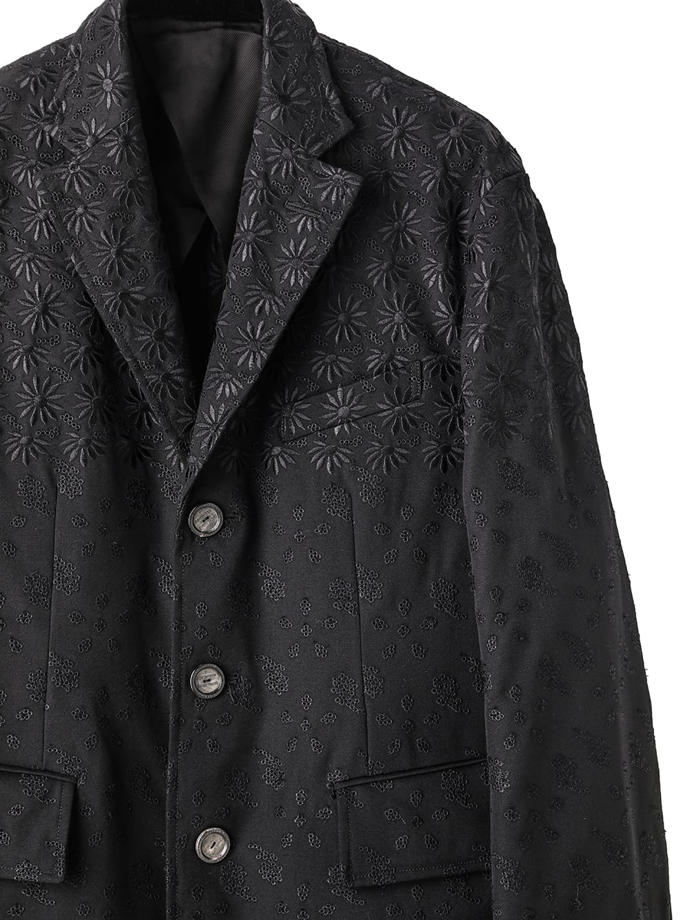 embroidery sack coat.