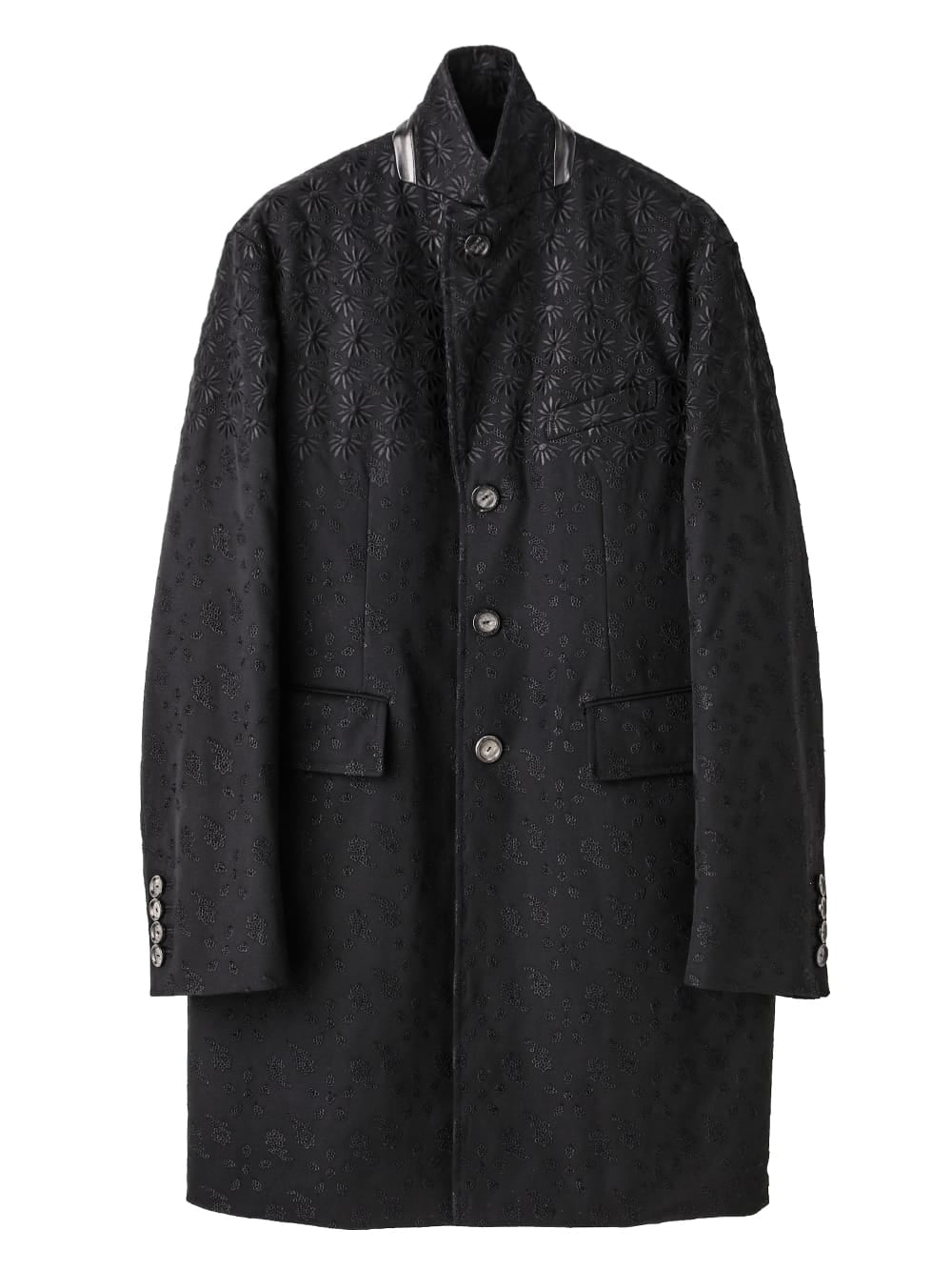 embroidery sack coat.
