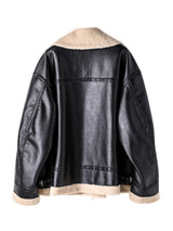 sj.0032AW25-black x beige フォームートンフライトジャケット The