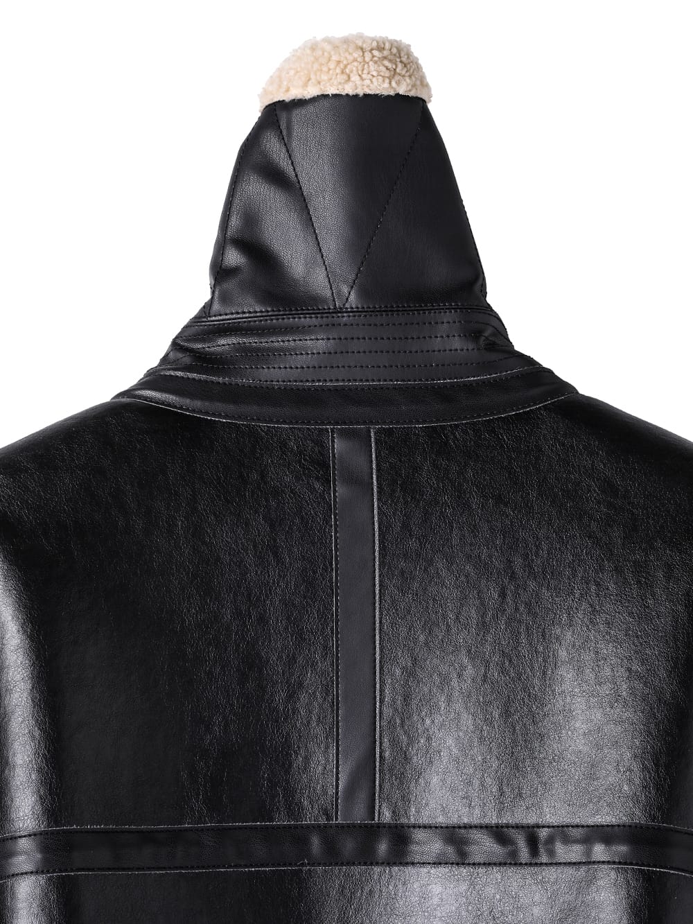 sj.0032AW25-black x beige フォームートンフライトジャケット The