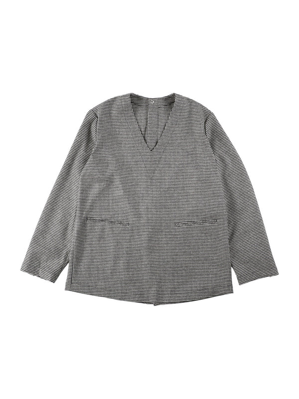 v-neck medical jacket.