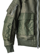 sj.0033AW25-olive B.D.Uポケットフライトジャケット The Black-and