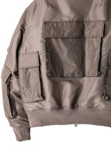 sj.0033AW25-beige B.D.Uポケットフライトジャケット The Black-and