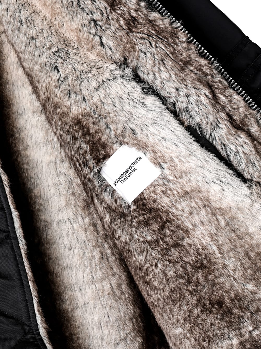 faux fur lining flight jacket