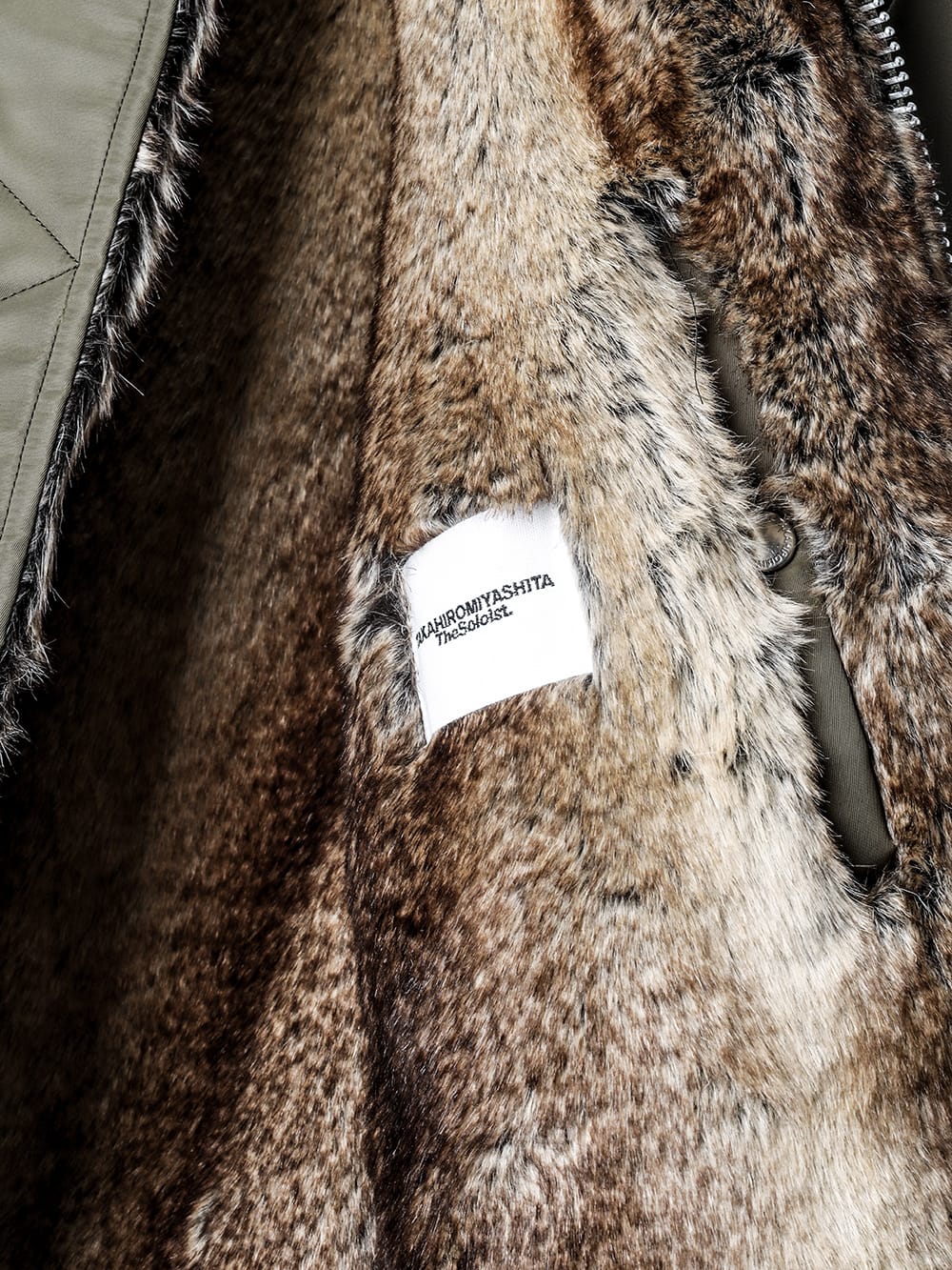 faux fur lining flight jacket