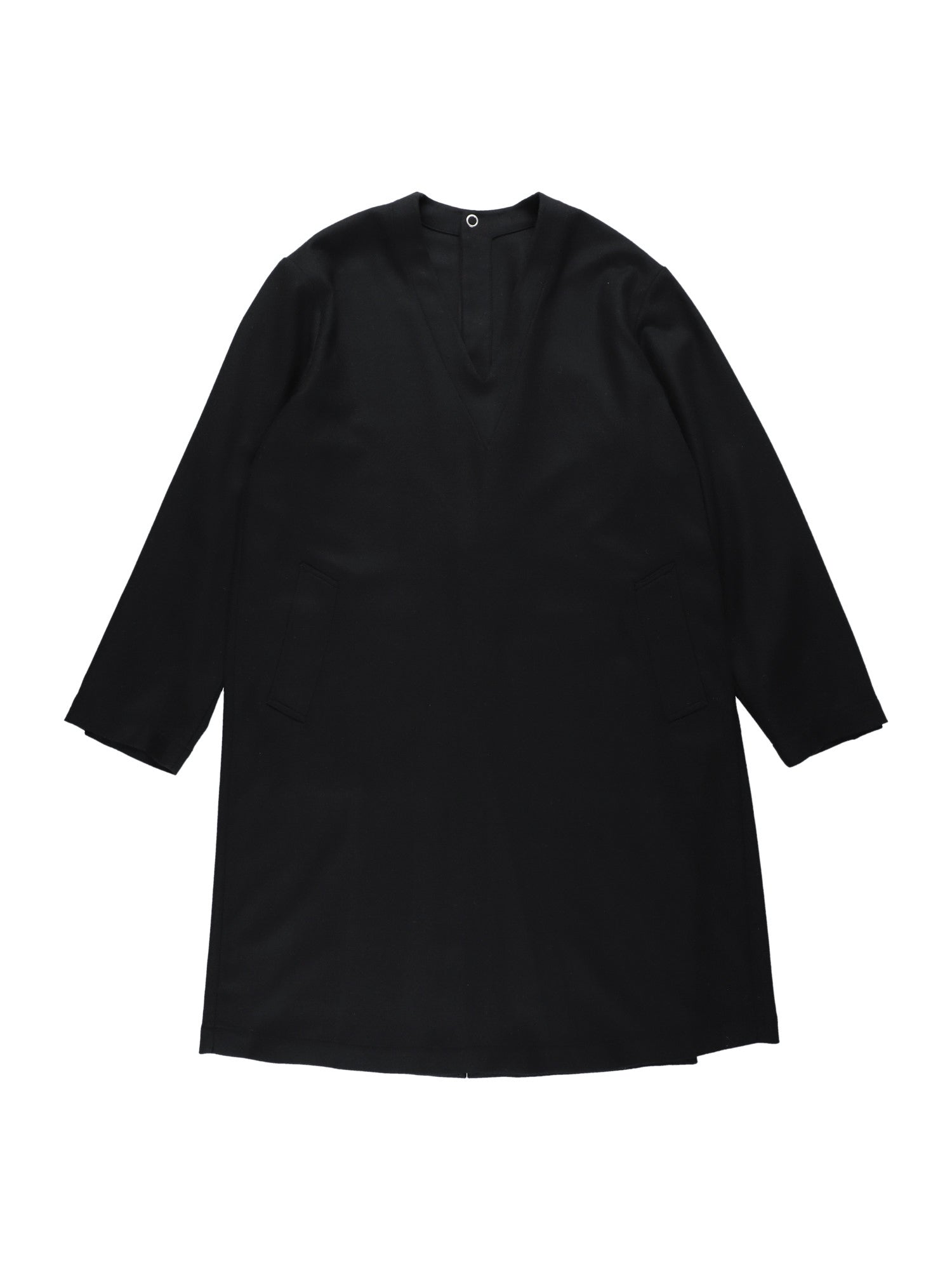 v-neck medical coat