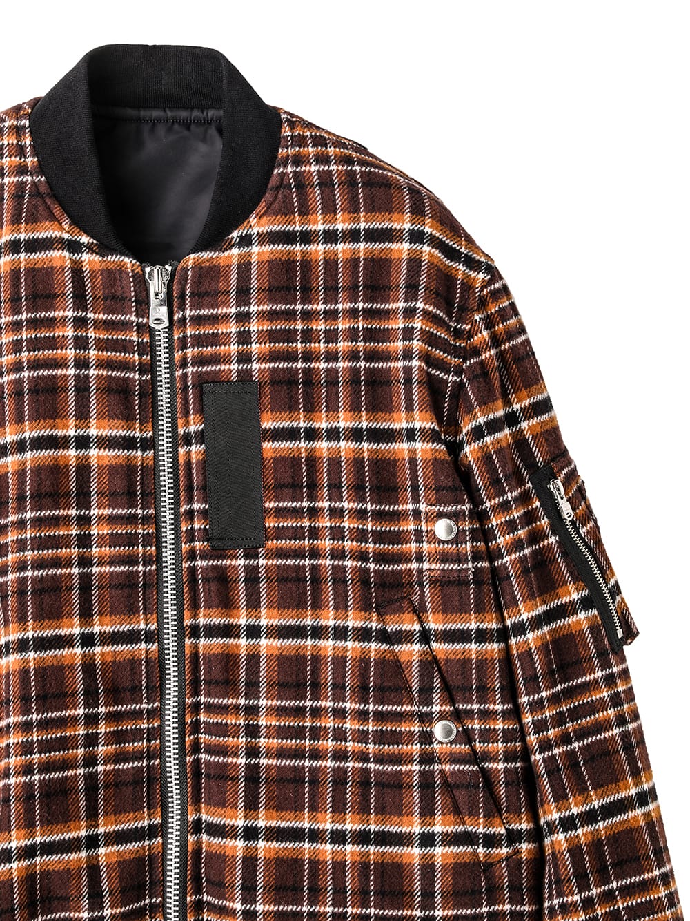 flannel flight jacket
