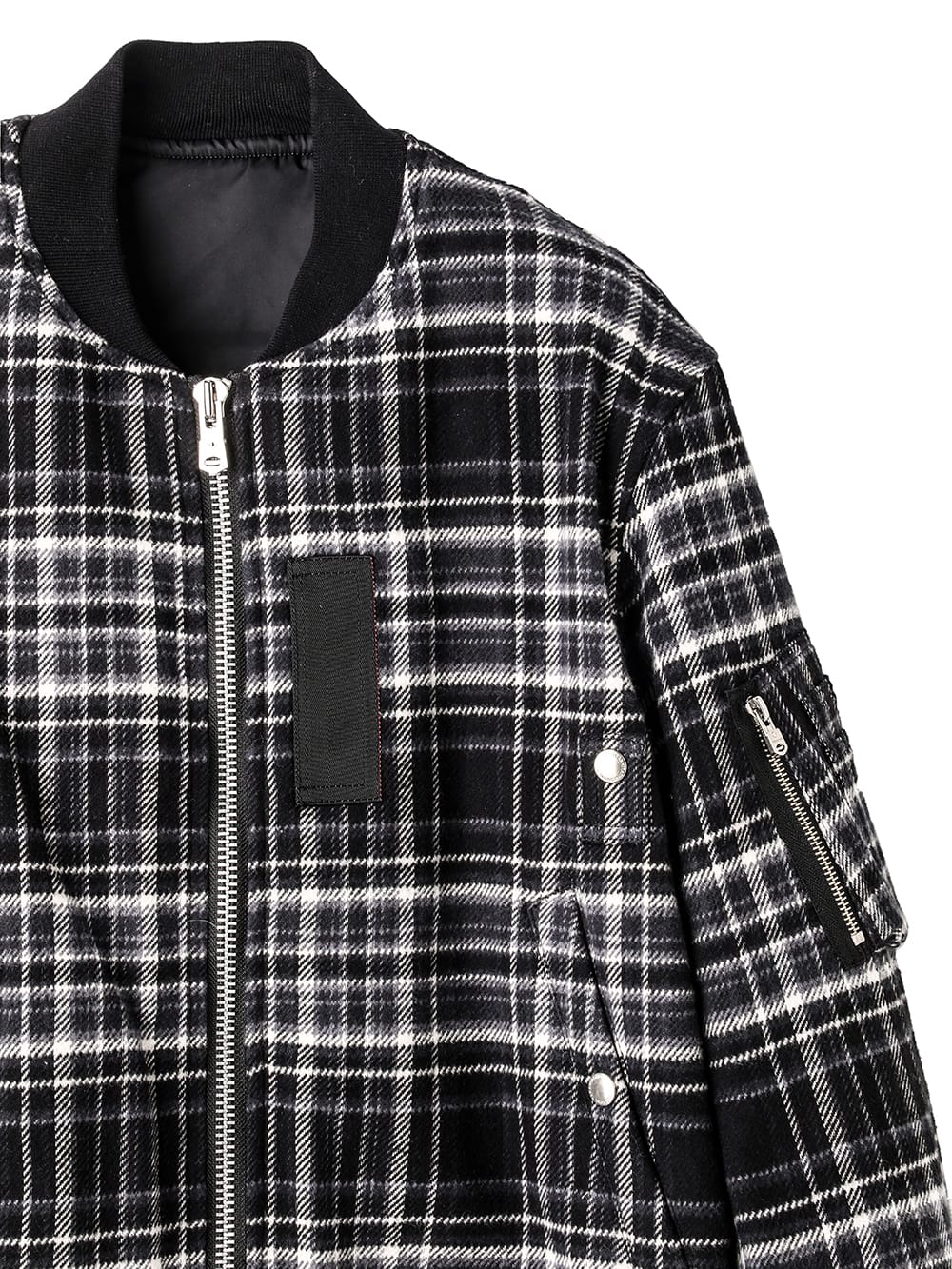 flannel flight jacket