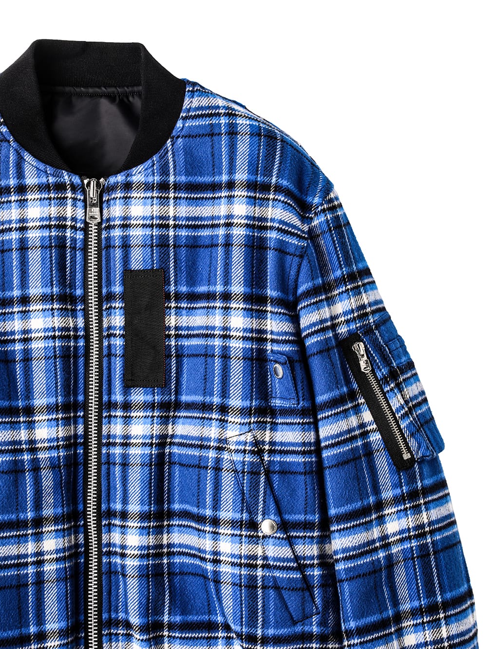 flannel flight jacket