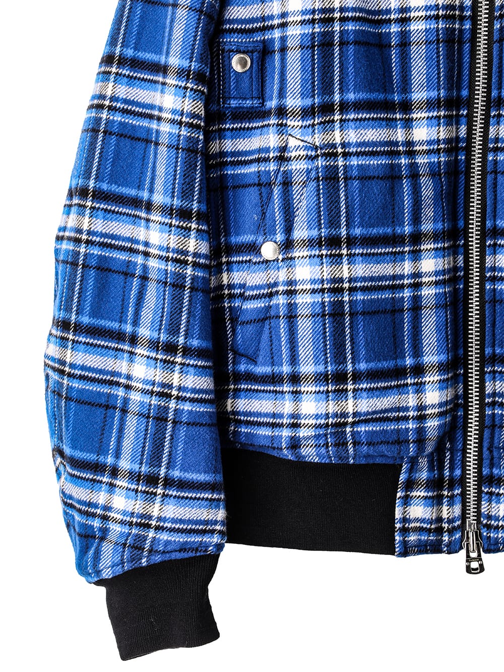 flannel flight jacket