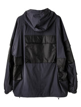 sj.0037AW25-black B.D.Uポケットアノラック The Black-and-White