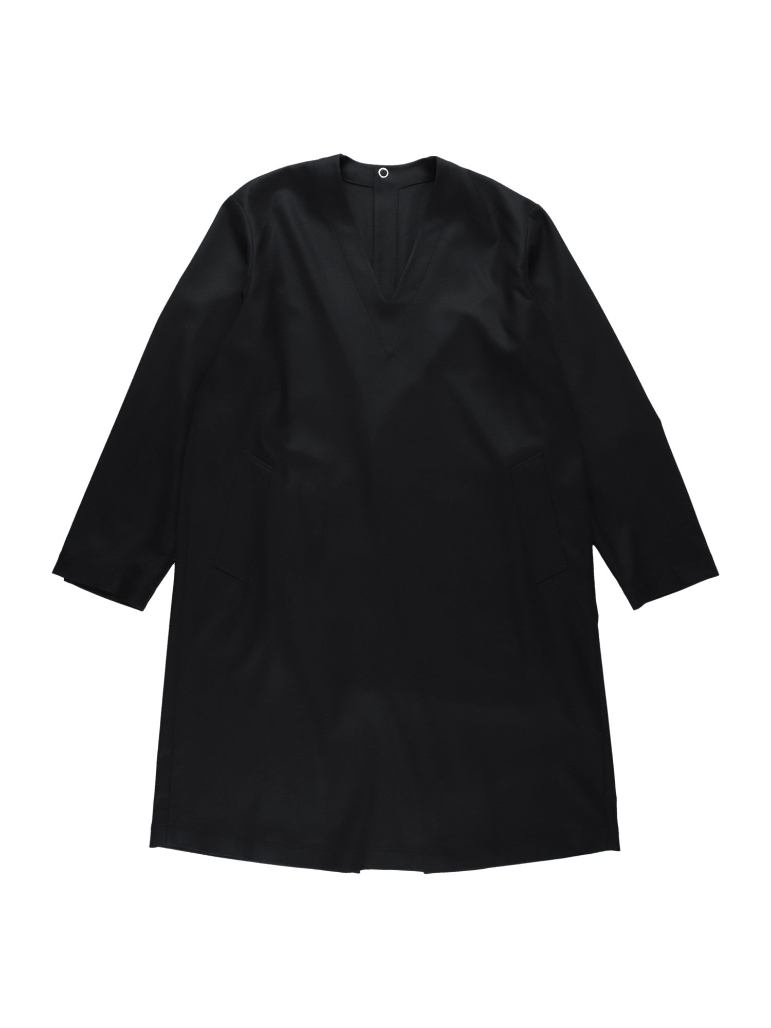 v-neck medical coat