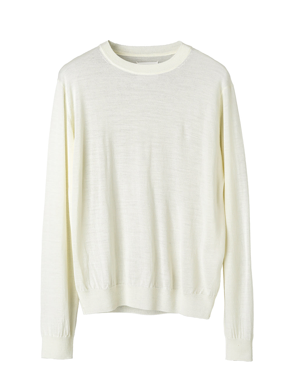 high gauge crew neck  sweater.