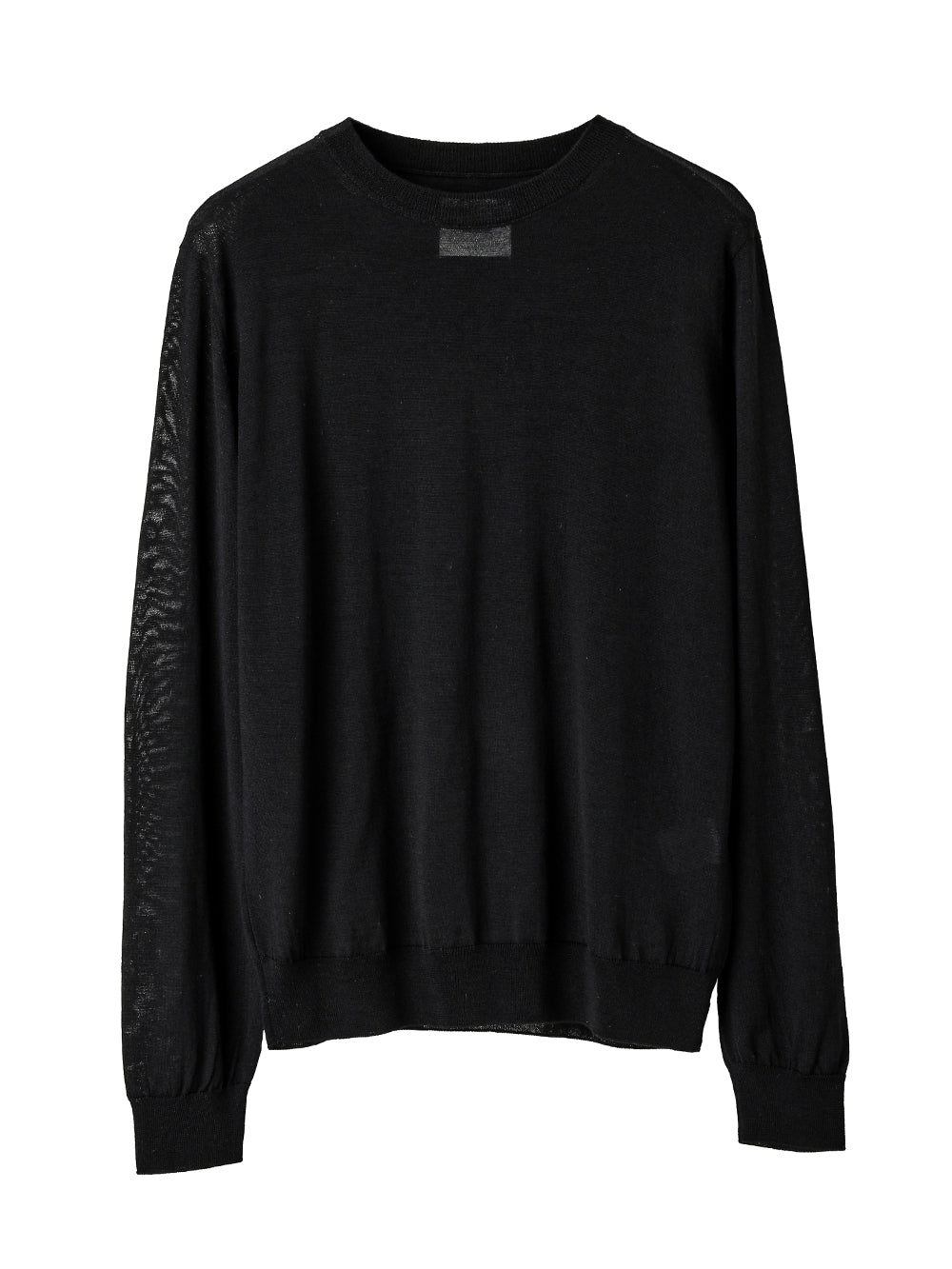 high gauge crew neck  sweater.