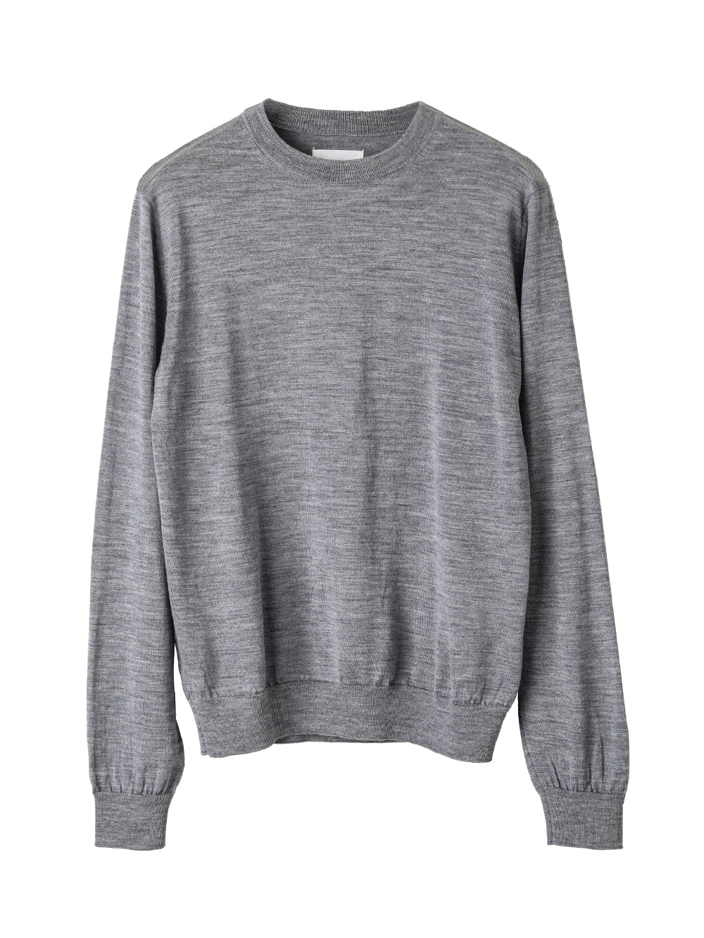 high gauge crew neck  sweater.