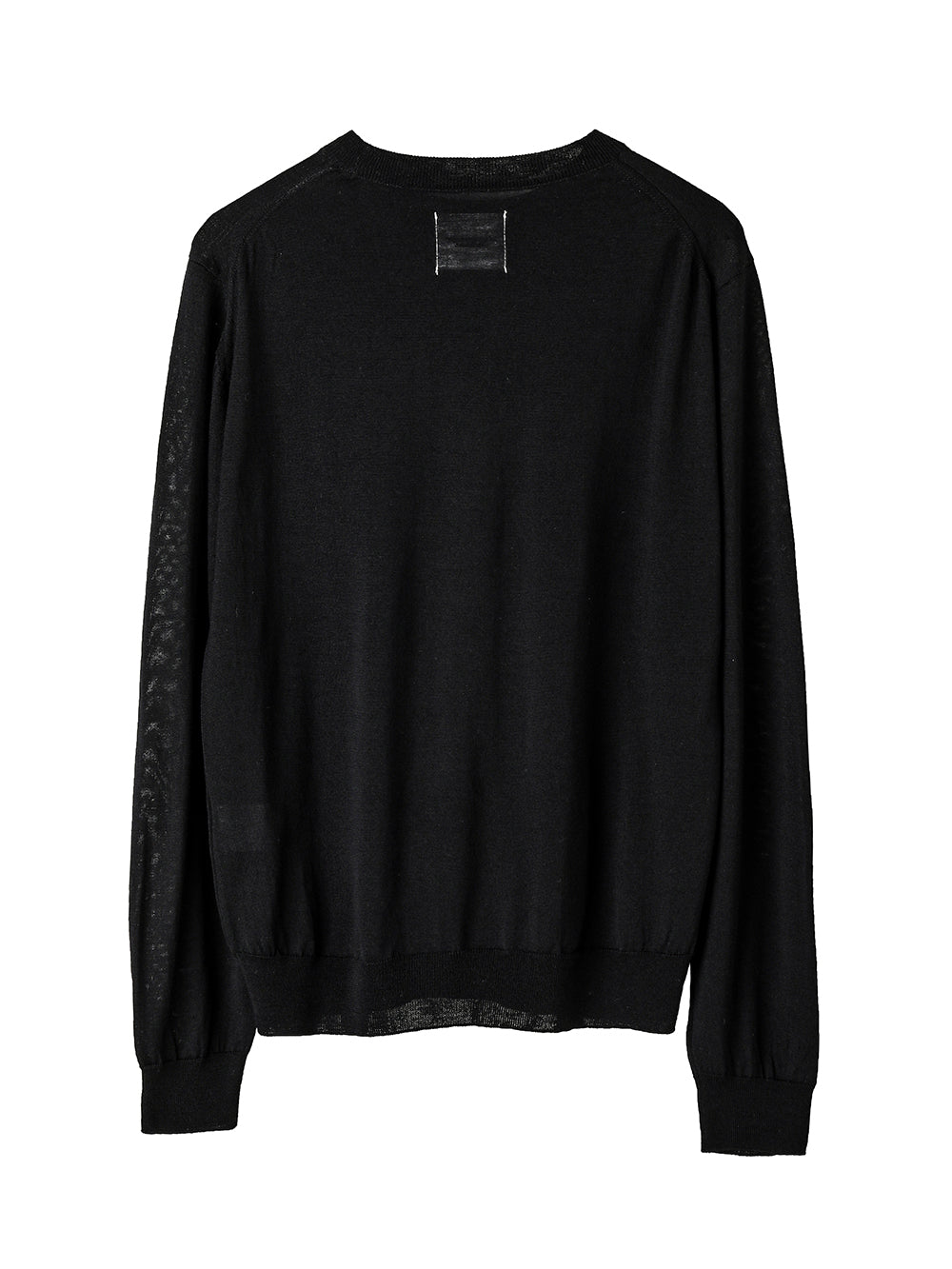high gauge crew neck  sweater.