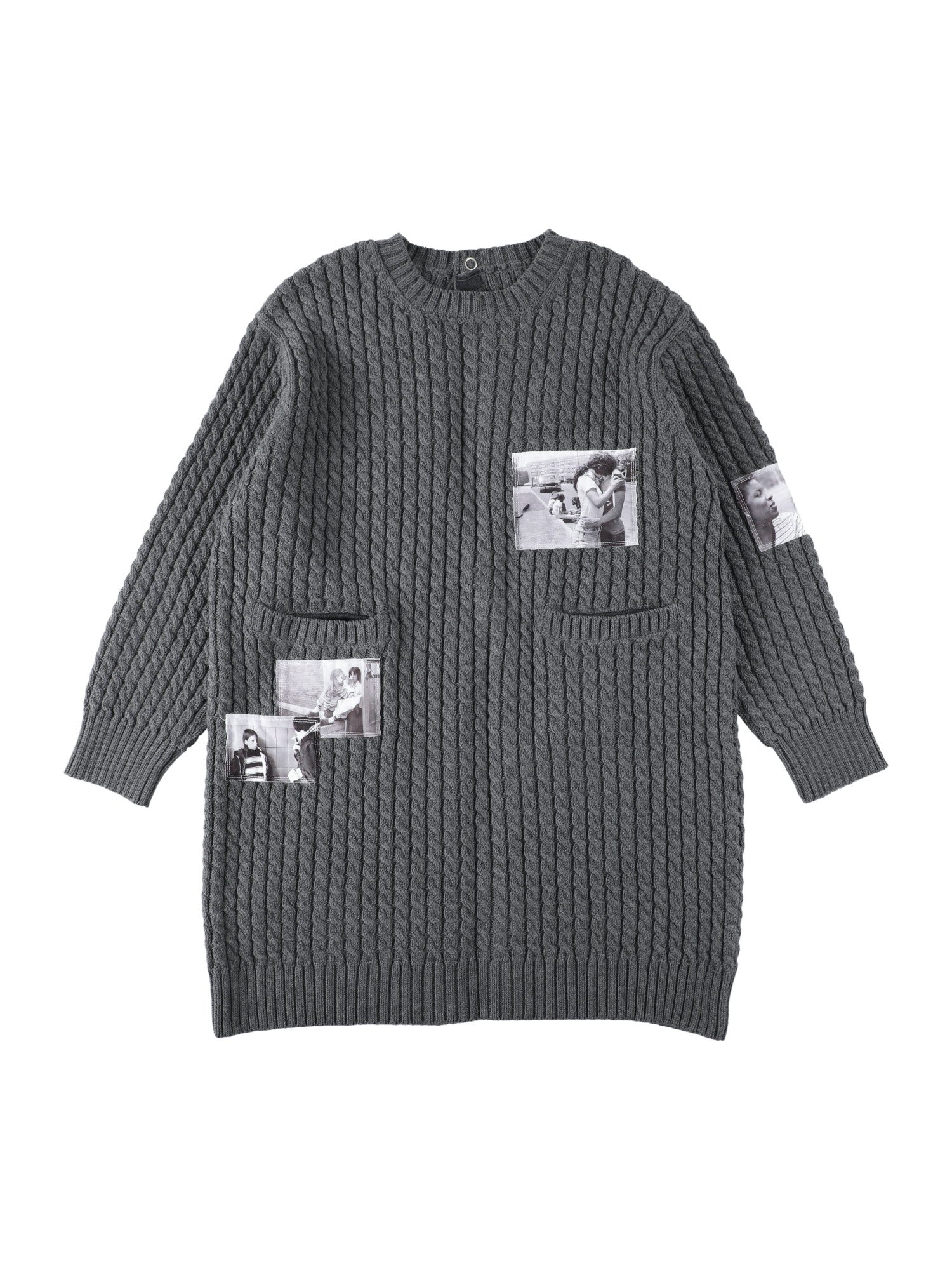 crew neck medical sweater.(low)