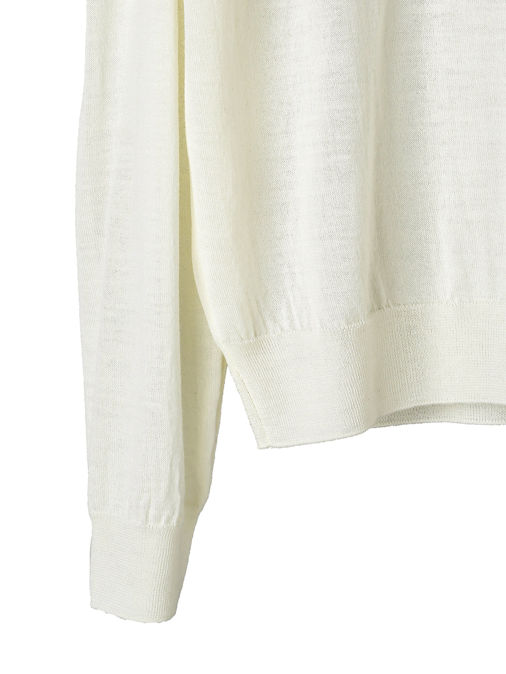 high gauge V-neck  sweater