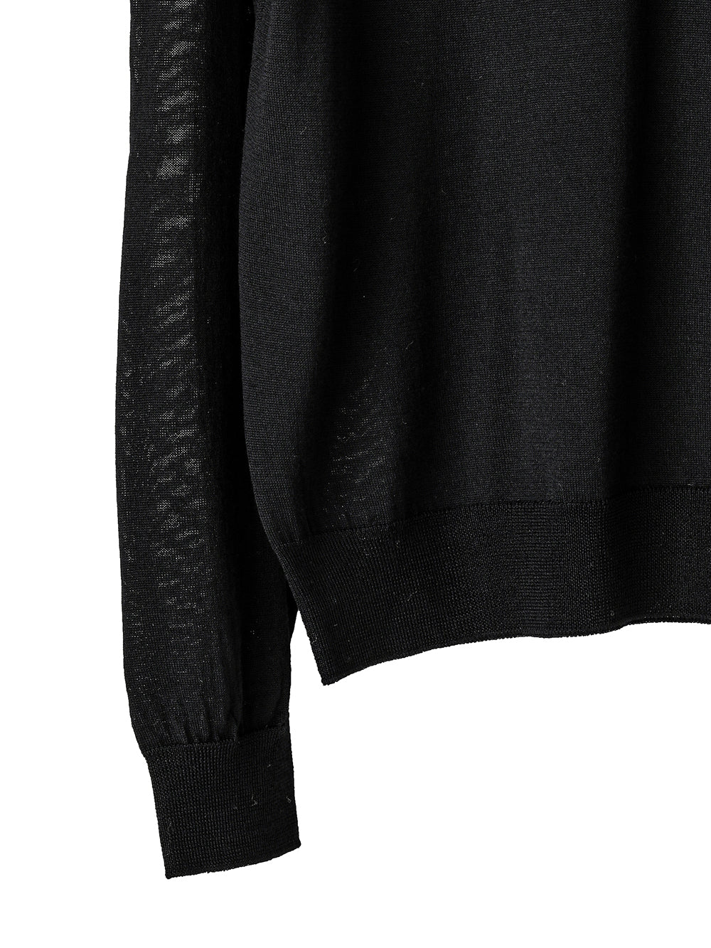 high gauge V-neck  sweater