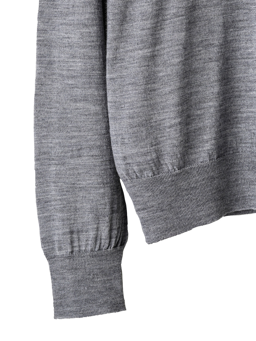 high gauge V-neck  sweater