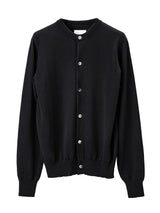 TAKAHIROMIYASHITATheSoloist. カーディガン 25SS sk.0003SS25-gray reglar fit crew neck cardigan. Plainsong