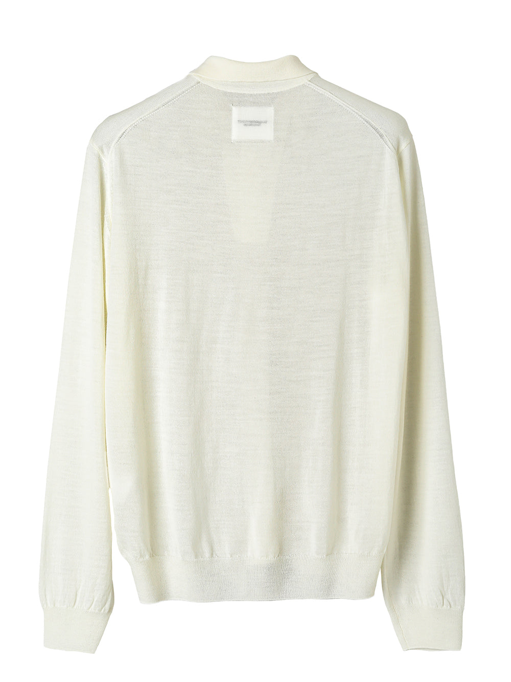 high gauge polo collar sweater