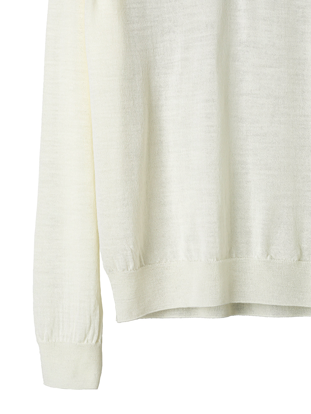 high gauge polo collar sweater