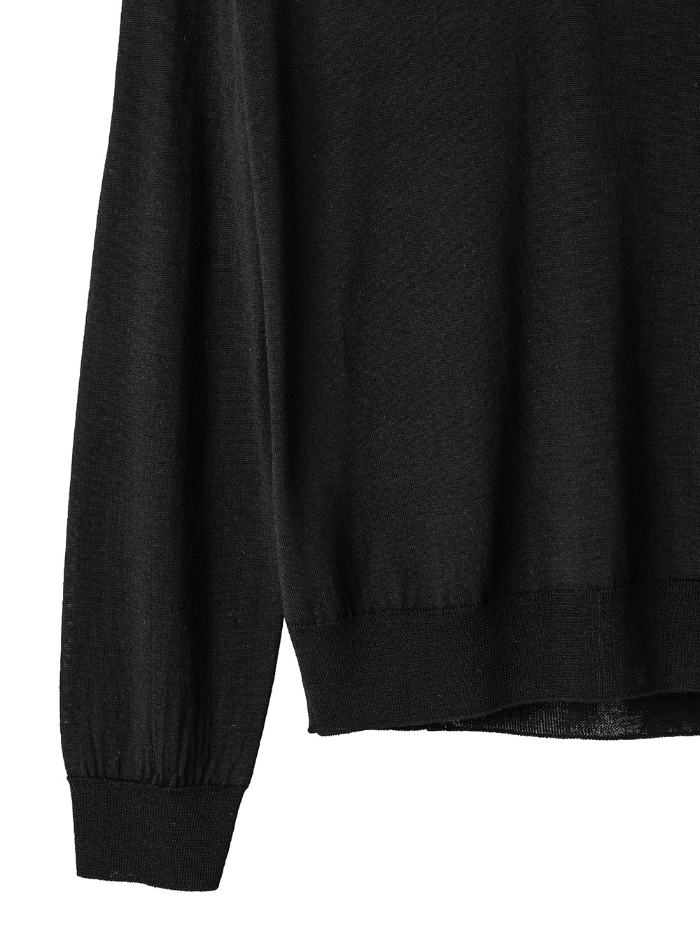 high gauge polo collar sweater