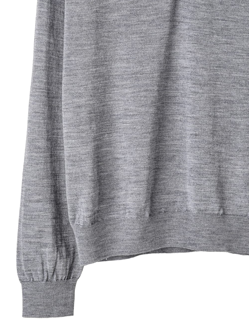 high gauge polo collar sweater